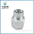 Carbon steel hose hydraulic fitting JIC